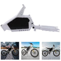 Stylish Miumaeov Electric Bicycle Iron Frame Adjustable For 20" or 26" Stealth Bomber E-Bikes(White)