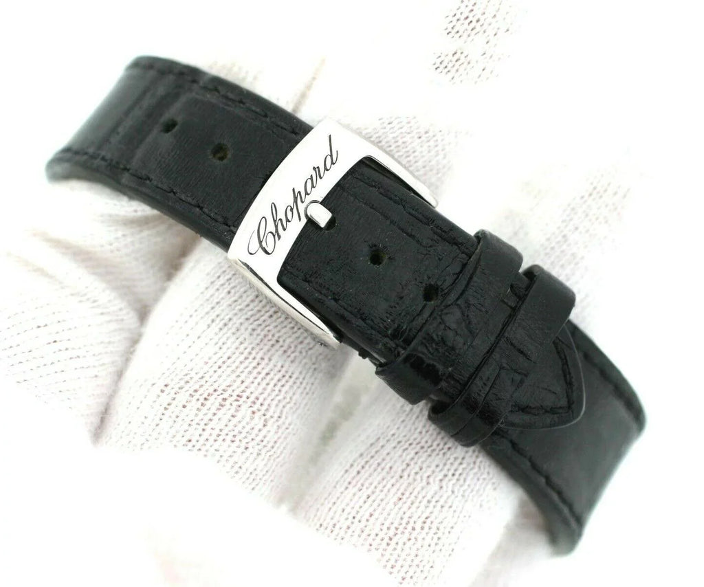 Chopard 8532 ImperialE 36mm Black Leather Steel Swiss Quartz Women's Watch W/B/P - Exclusive Design
