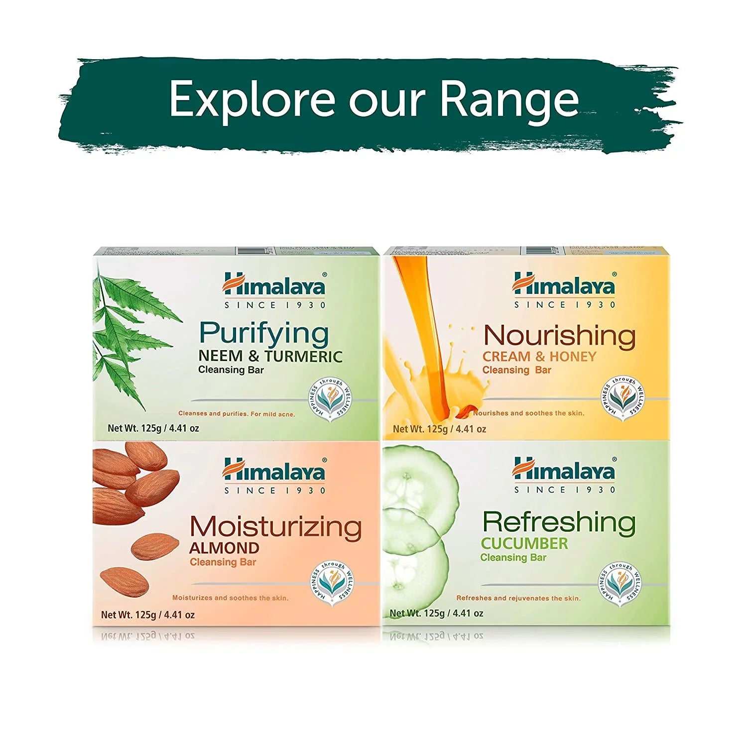 Stylish Himalaya Purifying Neem & Turmeric Cleansing Bar for Clean and Healthy Looking Skin, Free from Parabens, SLS and Phthalates, Gluten Free, Vegan, 125 g (4.41 oz), 6 Pack Neem & Turmeric 4.41 Ounce (Pack of 6)