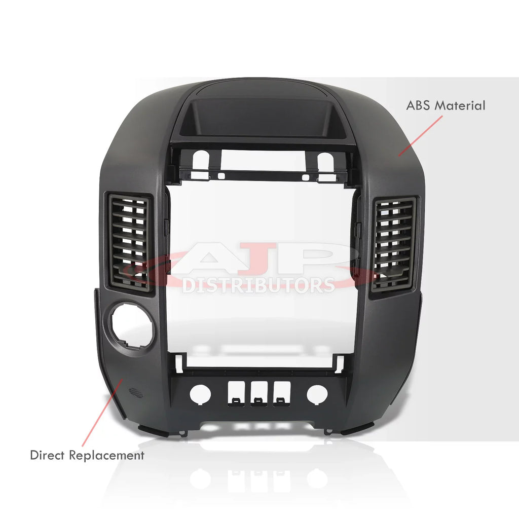For 2004-2006 Nissan Titan Armada Center Console Instrument Panel Lid Dashboard Radio AC Control Bezel Finisher Clips w/o Speaker (Gray) - XE SE A60 WA60 05 - Exclusive Design