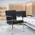 Salon Chair for Hair Stylist Barber Chair Hair Stylist Chair Heavy Duty Modern Fashion Auto Reclining Shampoo Chair Spa Beauty Equipment for Women Men, Black