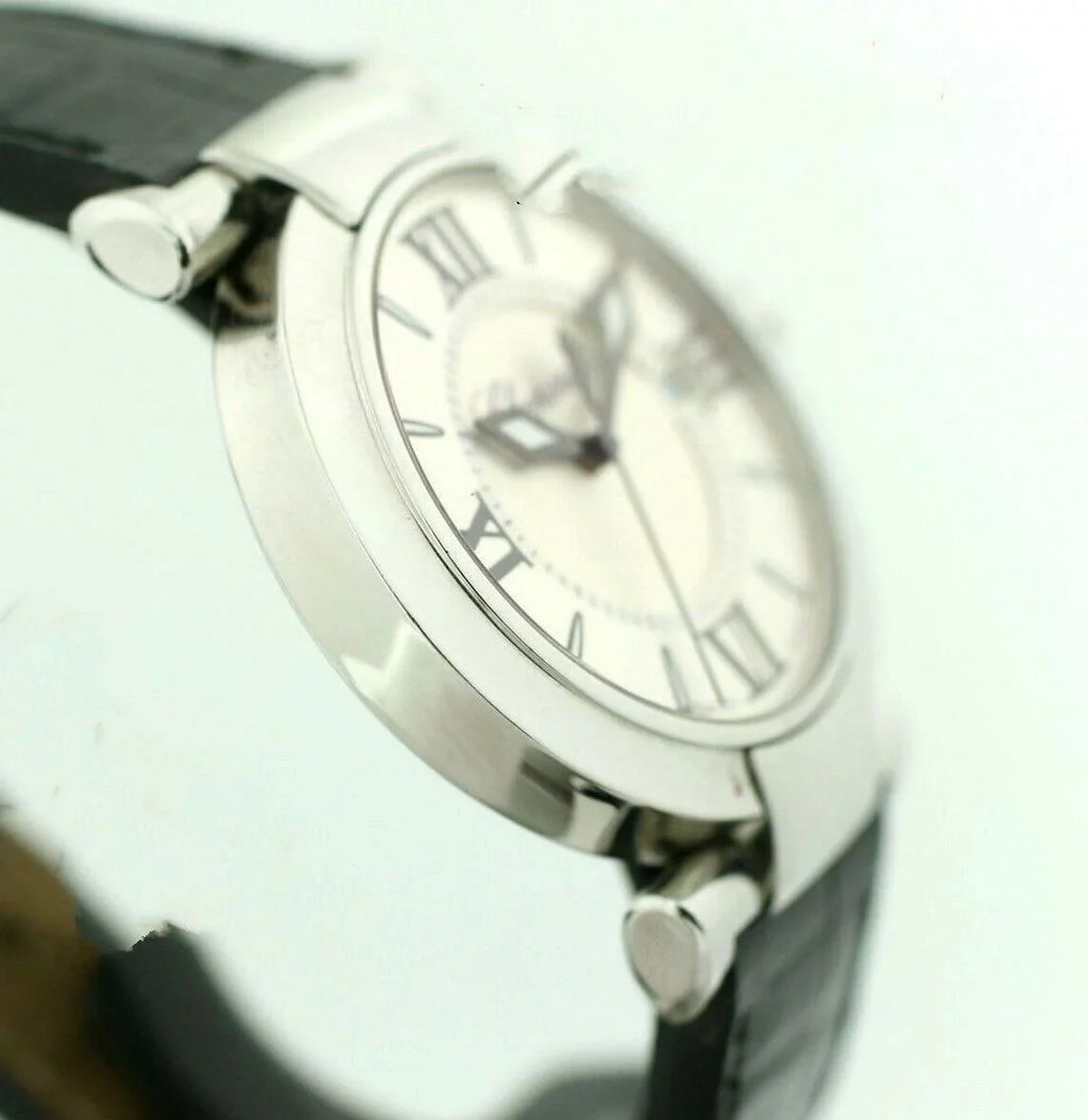Chopard 8532 ImperialE 36mm Black Leather Steel Swiss Quartz Women's Watch W/B/P - Exclusive Design