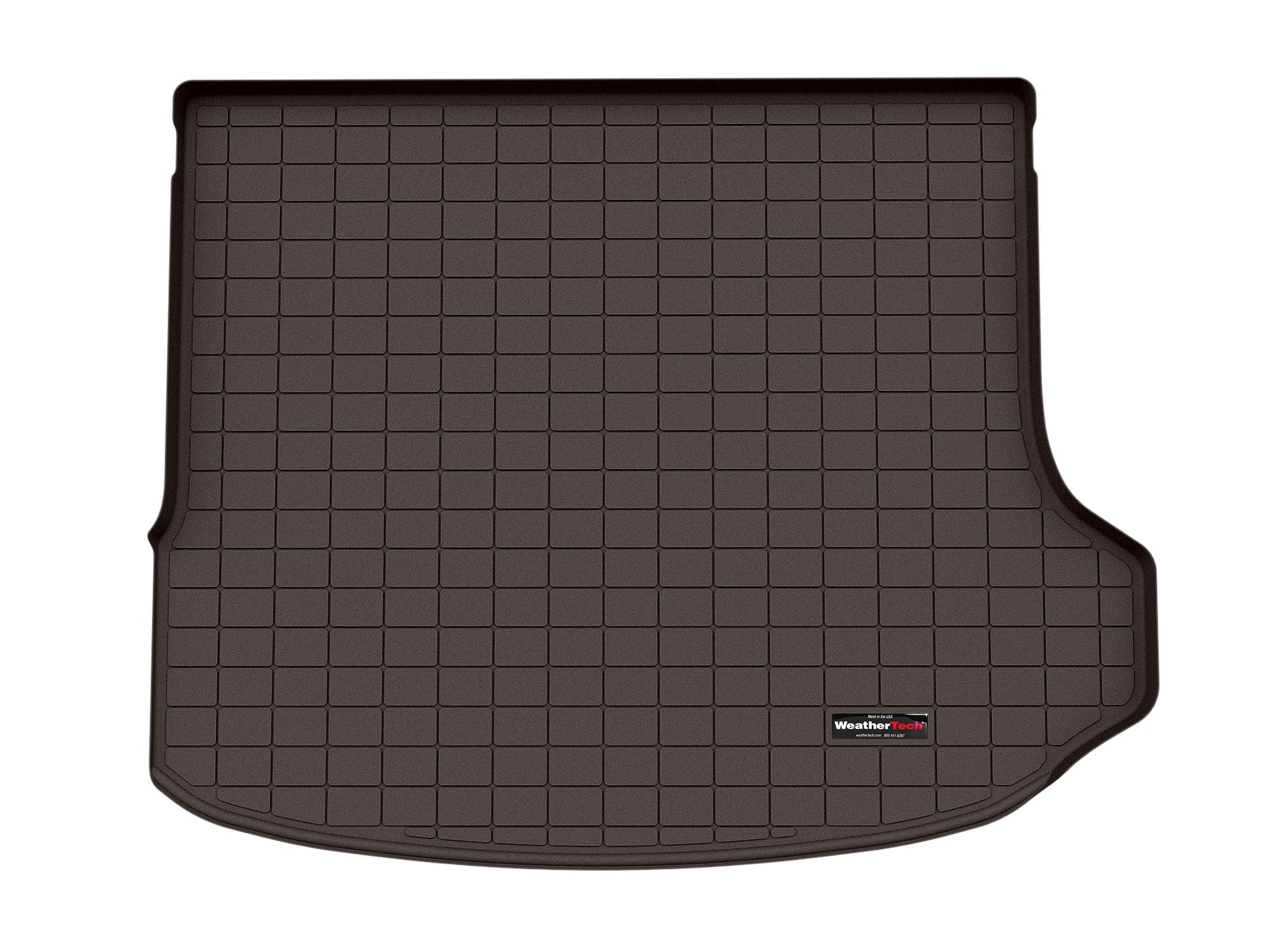 Stylish WeatherTech Cargo Trunk Liner compatible with Jeep Grand Cherokee 4xe, Grand Cherokee - Behind 2nd Row Seating Cocoa