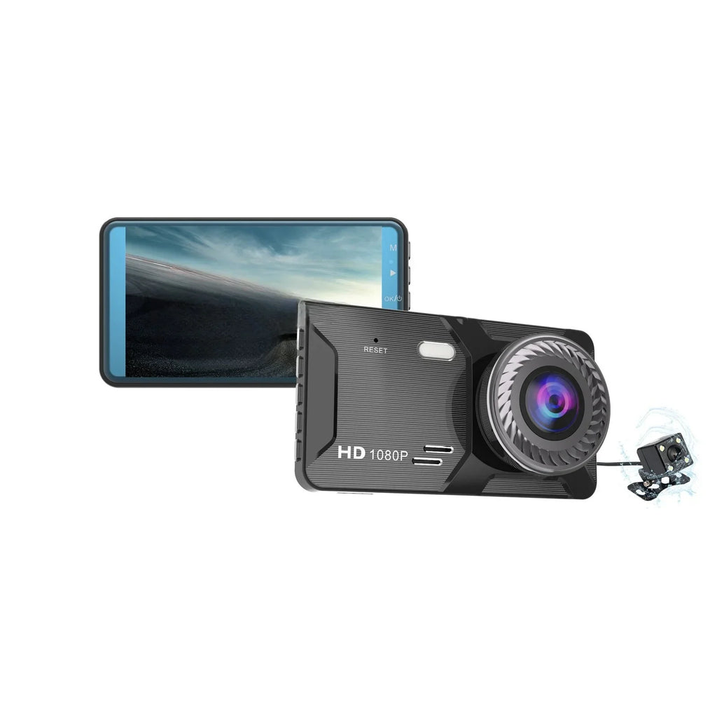 Hot Sale!!! 2 Channel Dual Dash Cam Infrared Night Vision, Front and Rear Inside1080P Dash Camera for Cars Dashcam, Two Way Car Camera with IR Night Vision Loop Recording G-Sensor Parking Monitor