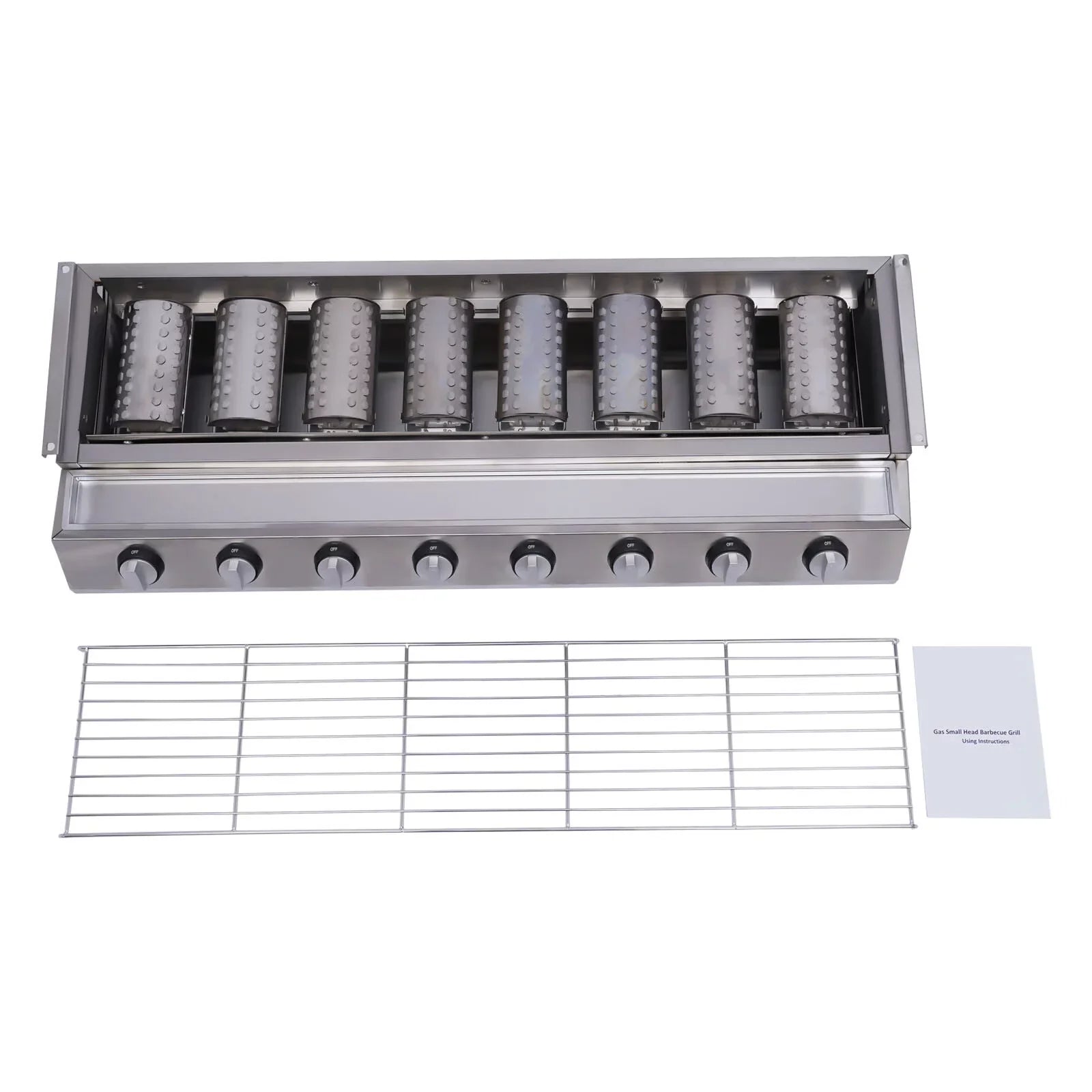YIYIBYUS BBQ Grill Gas Barbecue Grill for Home Patio Garden Party Picnic, Stainless Steel - Exclusive Design