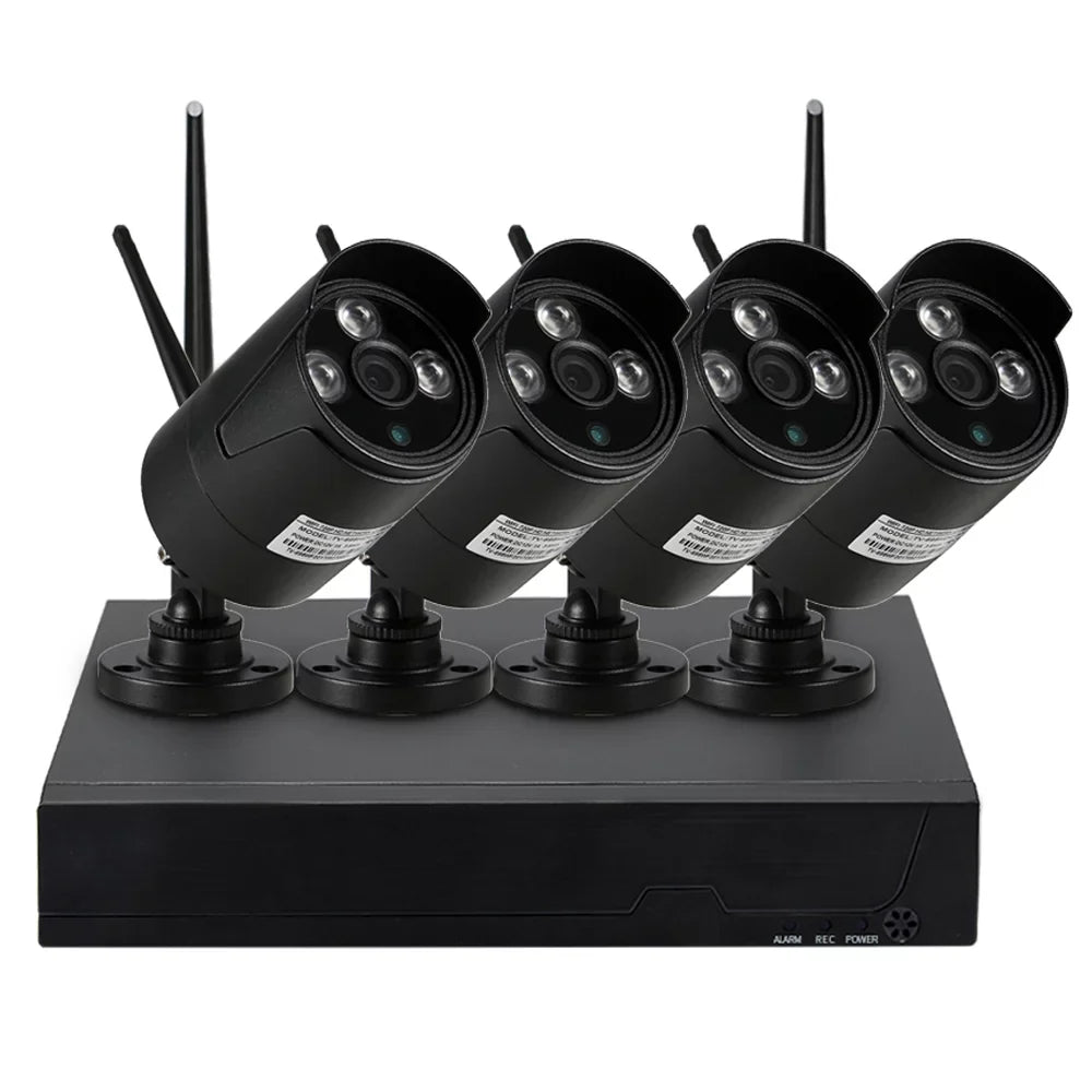 Webcam,Vision Wifi Nvr P2p Ir-cut Vision Webcam Wifi 4ch 1080p Wifi Ip Waterproof Ip Camera Kit With 4pcs 1080p Wifi 1080p Wifi 4pcs 1.0mp Support P2p Wifi Waterproof - Exclusive Design