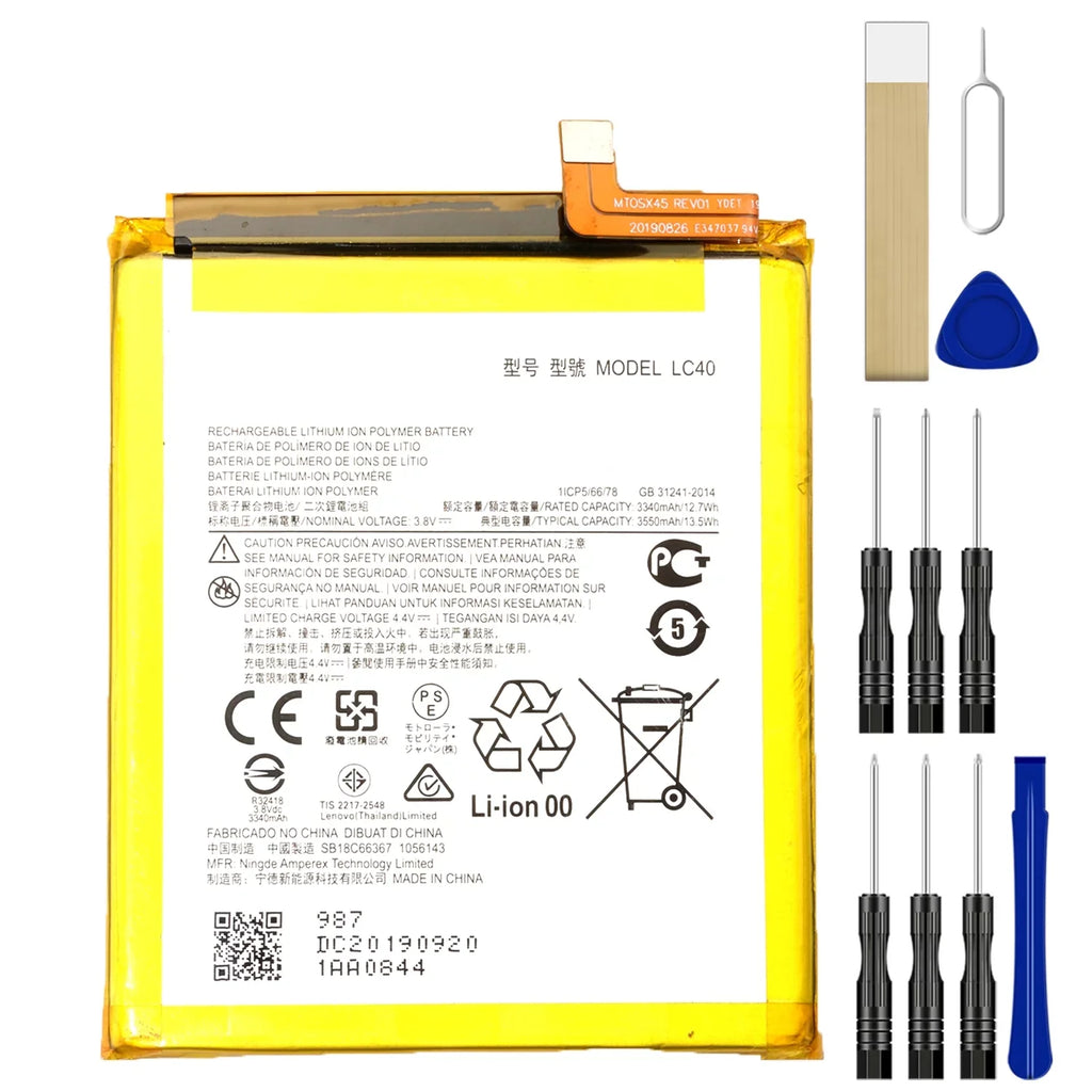 Replacement Battery LC40 For Sprint Motorola Moto E 2020 Tool - Exclusive Design