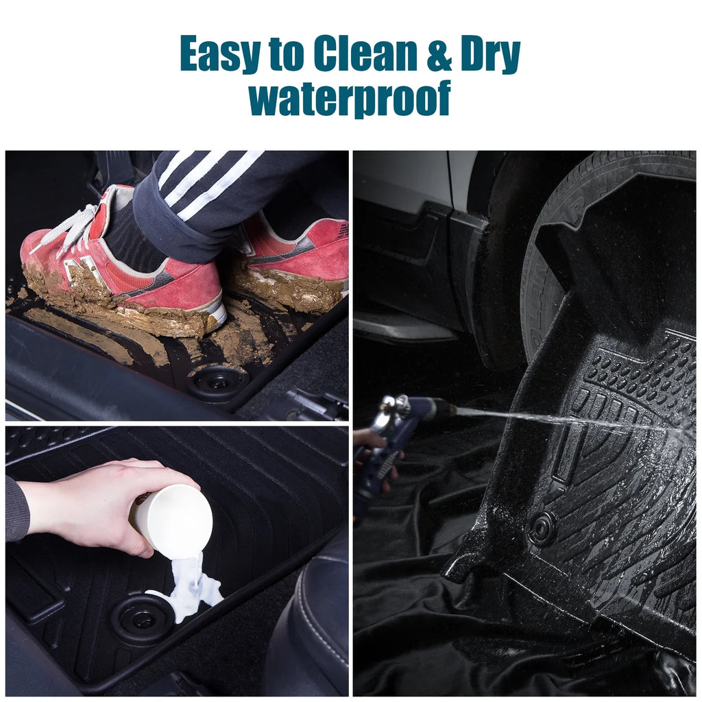 Stylish moobody Floor Mats,Bucket Center Telluride Bucket Console Floor 2020-2023 Kia Telluride Car Dazzduo Floor Telluride