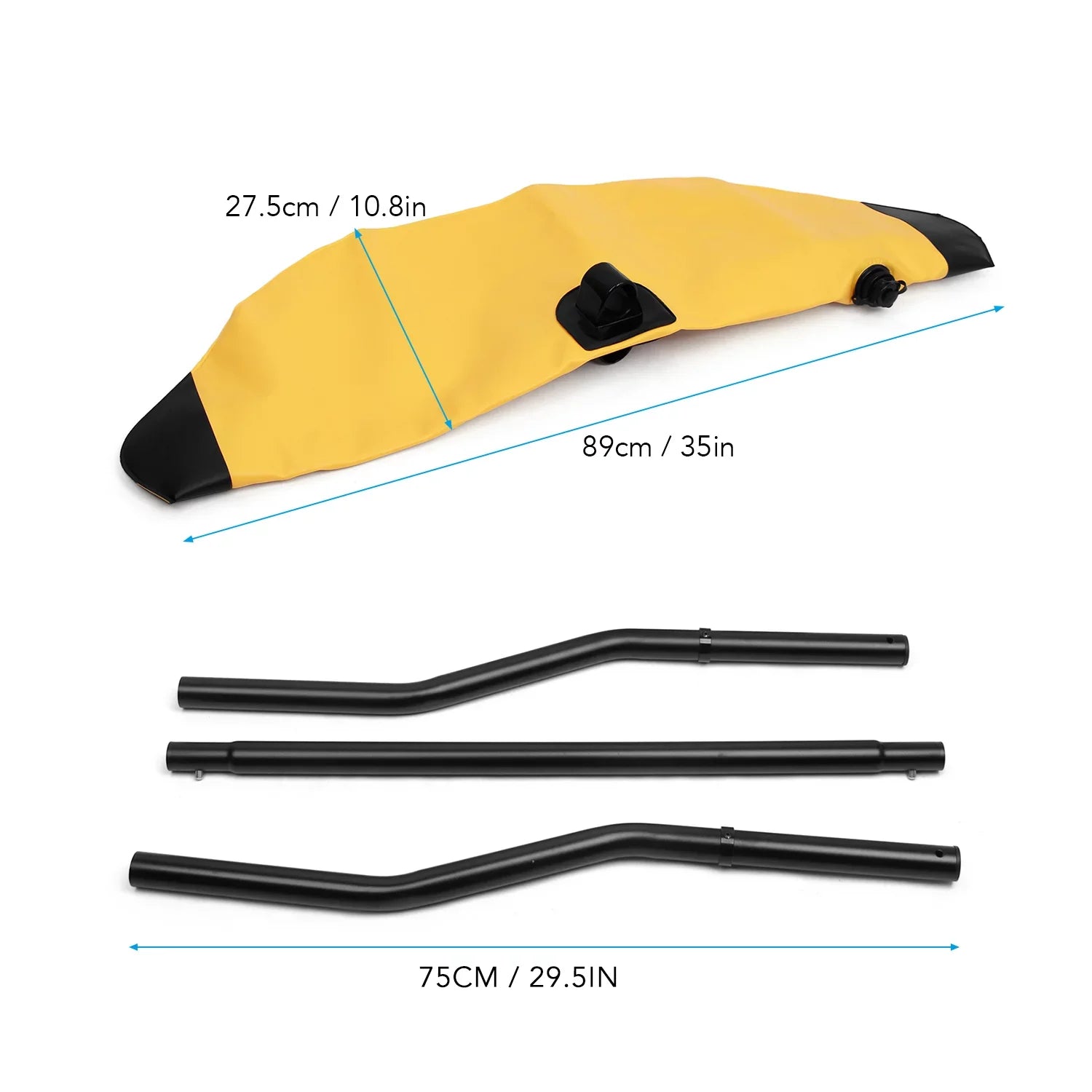 Stylish Tomshoo Kayak Float,Pvc Boat Float Stabilizer With Sidekick Arms Float Stabilizer Kit Sidekick Arms Rod Float With Sidekick Arms Rod Boat Rod Boat Float Inflatable Float With Tuyya Stabilization