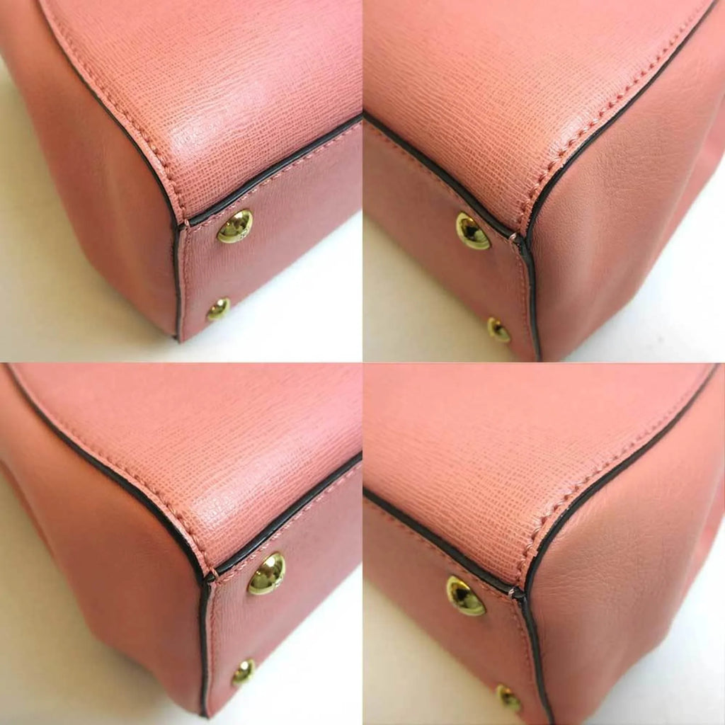 Pre-Owned Fendi 8BH253 Tojour Shoulder Hand 2way Bag Pink Ladies (Good)