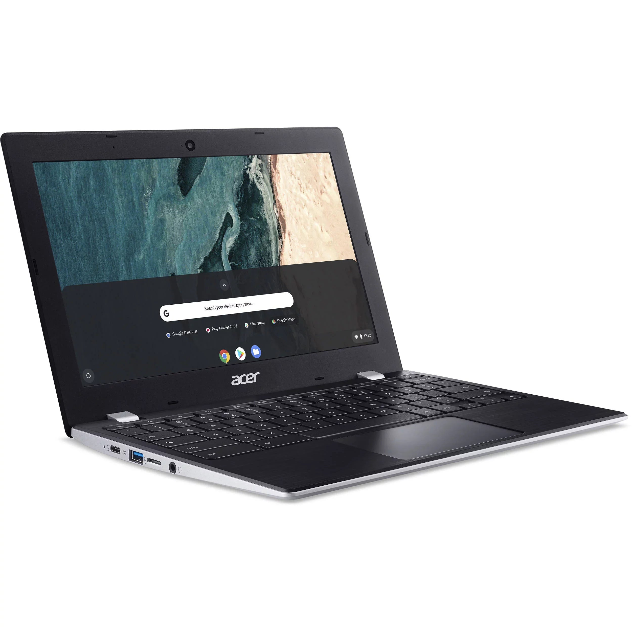 311 Chromebook 11.6" Touchscreen Laptop, Celeron N400, 4GB RAM, 32GB HD, Chrome OS, Silver, NX.HKGAA.001 - Exclusive Design