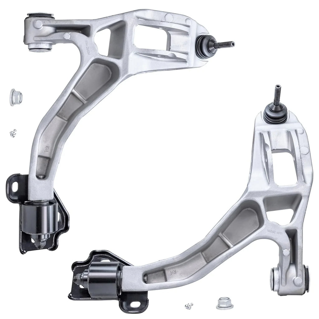 Detroit Axle - Front Control Arms for 2003-2011 Mercury Grand Marquis Ford Crown Victoria Lincoln Town Car, Marauder 2004 2005 2006 2007 2008 2009 2010, Lower Control Arms with Ball Joints Replacement - Exclusive Design