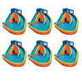 Stylish Banzai Sidewinder Falls Inflatable Kiddie Pool with Slides & Cannons (6 Pack)