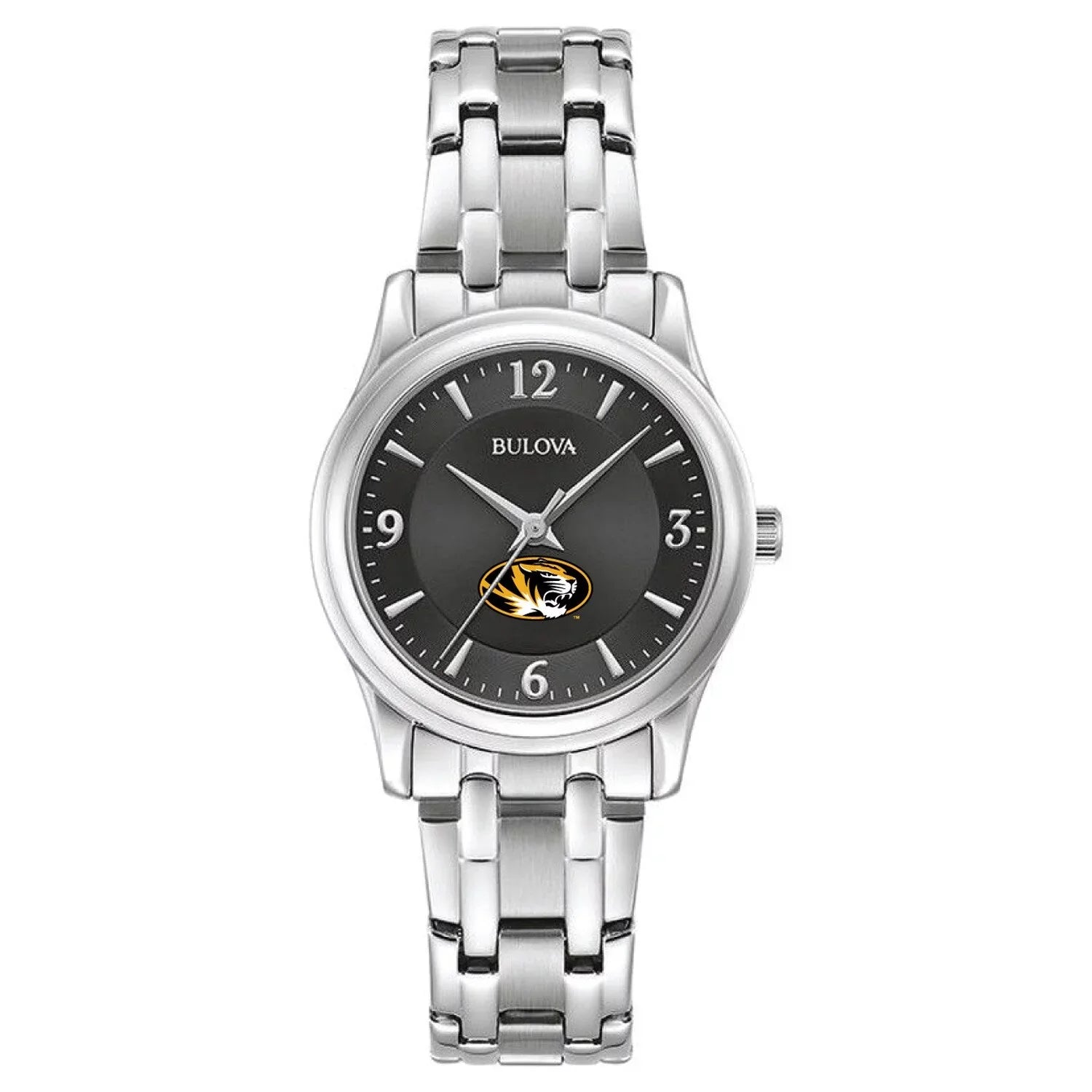 Women's Bulova Black Missouri Tigers Corporate Collection Stainless Steel Watch - Exclusive Design