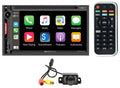Soundstream VRCPAA-7DR 7" Car Monitor DVD Receiver w/CARPLAY/ANDROID AUTO+Camera - Exclusive Design
