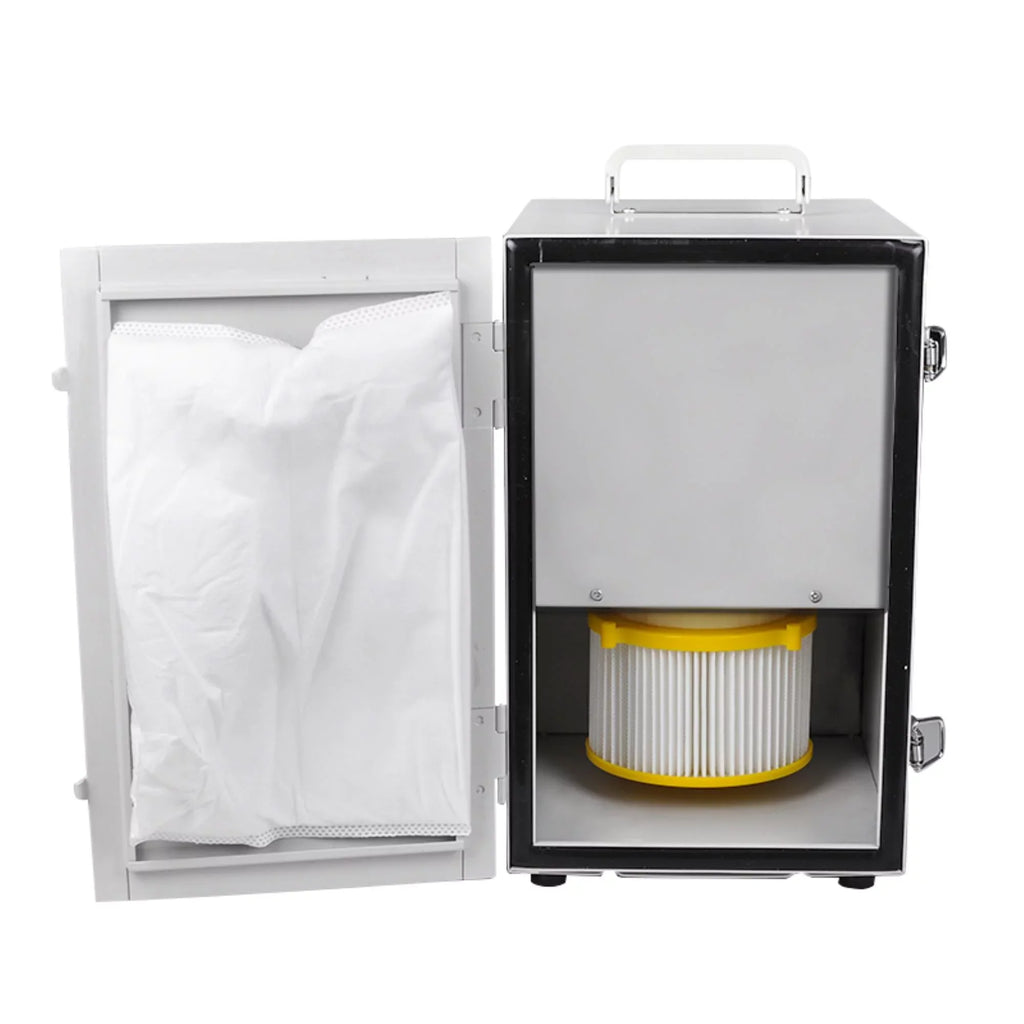 Stylish High-Performance 370W Dental Single-Row Dust Collector - Advanced Digital Vacuum Cleaner for Laboratory Use, Promoting Clean and Work Environment