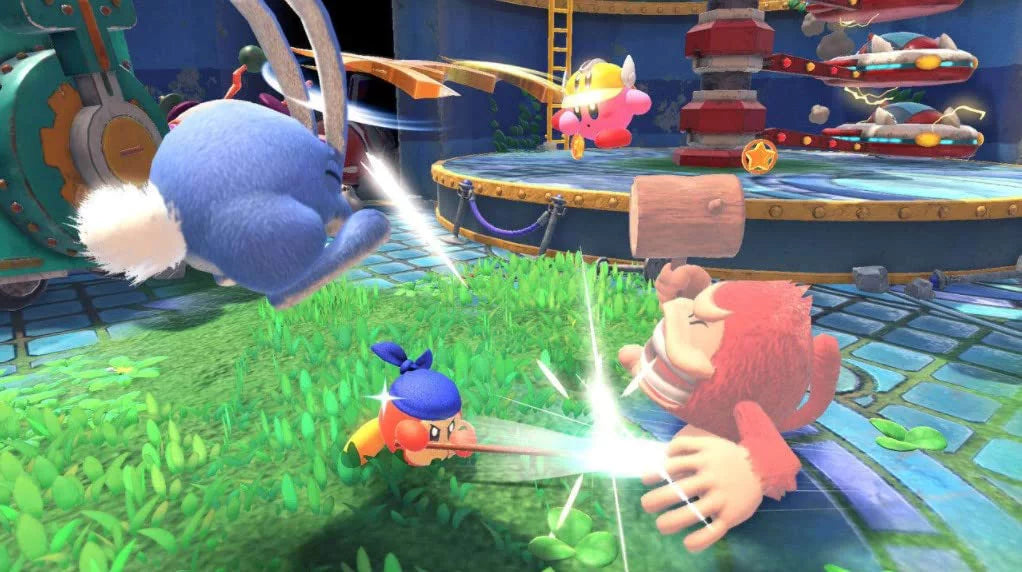Kirby and the Forgotten Land - Nintendo Switch with Screen Cleaning Cloth