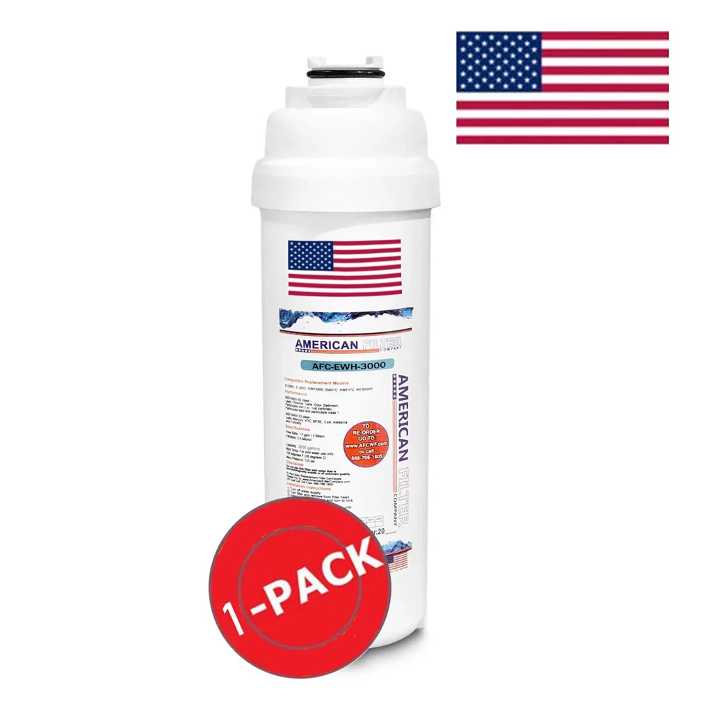 AFC Brand , Water Filter , Model # AFC-EWH-3000 , Compatible with LZWSGRN8PK - 1 Filters - Made in U.S.A.