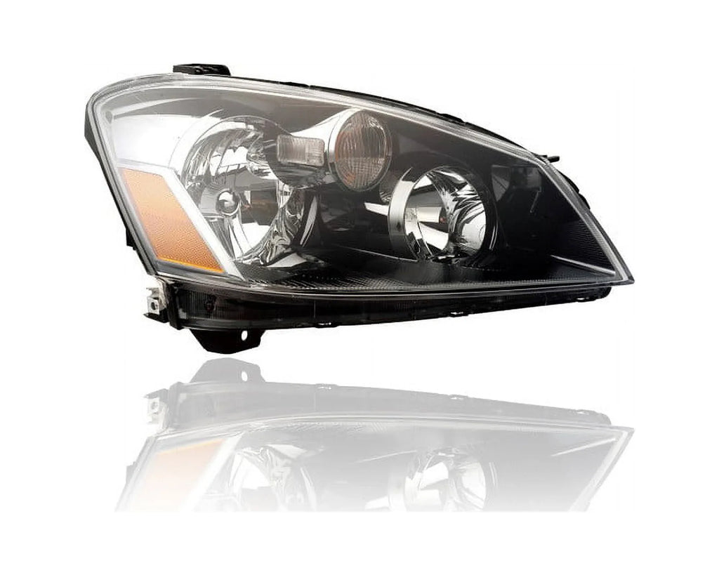 Headlight - Compatible/Replacement for '05-06 Nissan Altima Base/S/SE/SL - Halogen - Pair, Left Driver + Right Passenger Set - 26010ZB525, 26060ZB525 - CAPA Fits select: 2005-2006 NISSAN ALTIMA S/SL - Exclusive Design