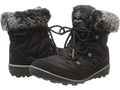 Columbia Women's Heavenly Shorty Omni-Heat Snow Boot, 10, Black/Kettle - Exclusive Design