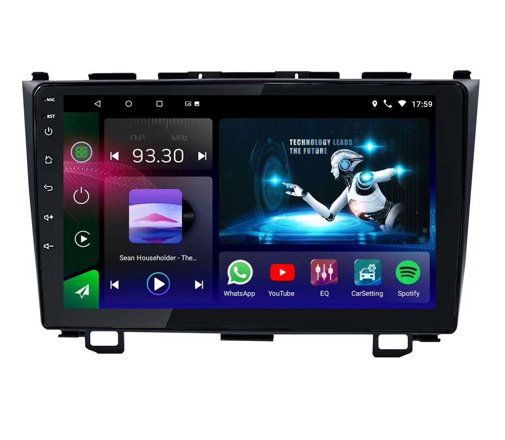 JMANCE Car Stereo for Honda CR-V 2007-2011 with Apple Carplay & Android Auto 9 inch Touch Screen GPS Mutimedia Player