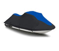 BLACK / BLUE HEAVY-DUTY, TOP OF THE LINE COVER Compatible for Sea Doo Sea-Doo GSi 1996 1997 1998 Bombardier Jet Ski PWC Cover 1-2 Seater