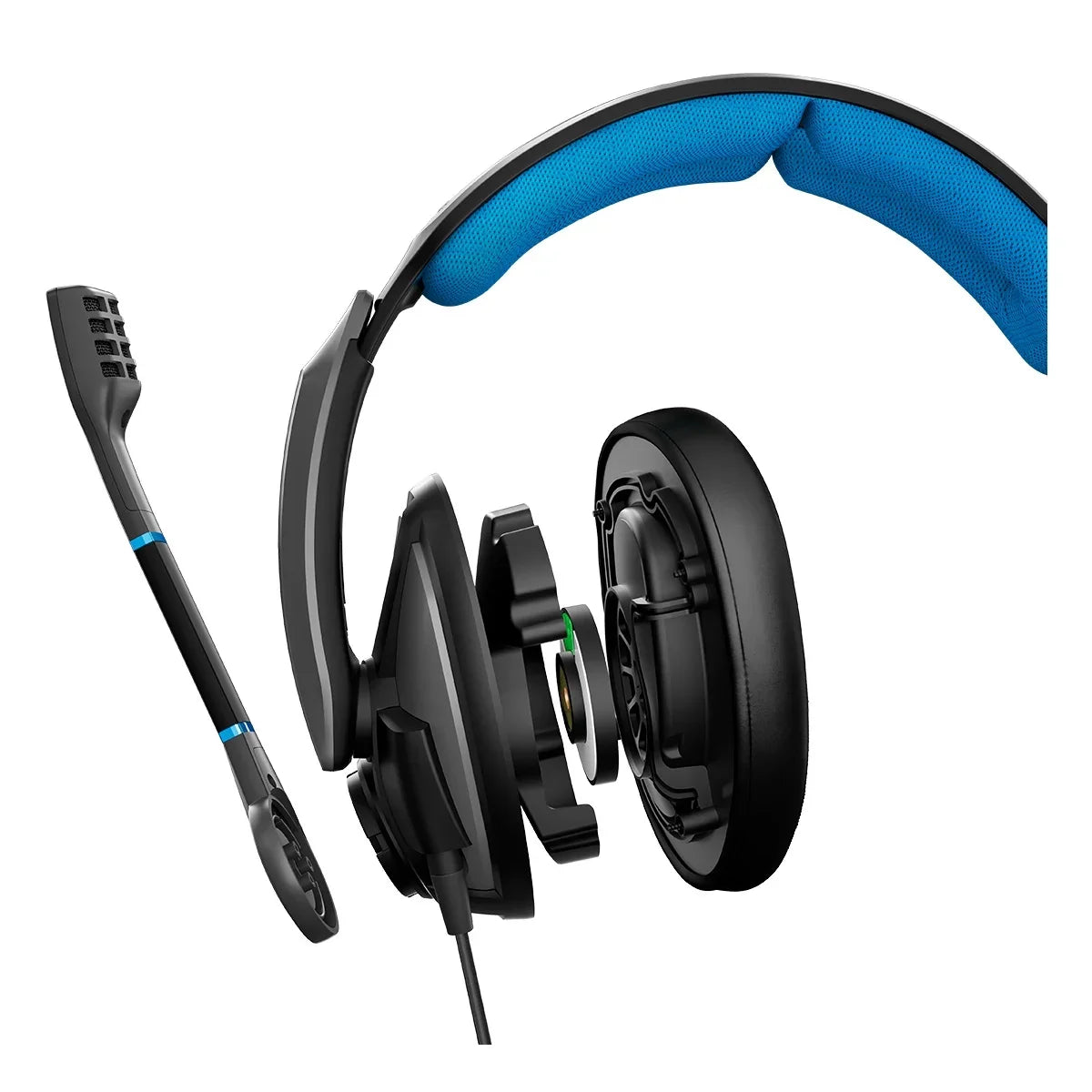 EPOS Audio GSP 300 Closed Acoustic Gaming Headset (Blue) - Exclusive Design