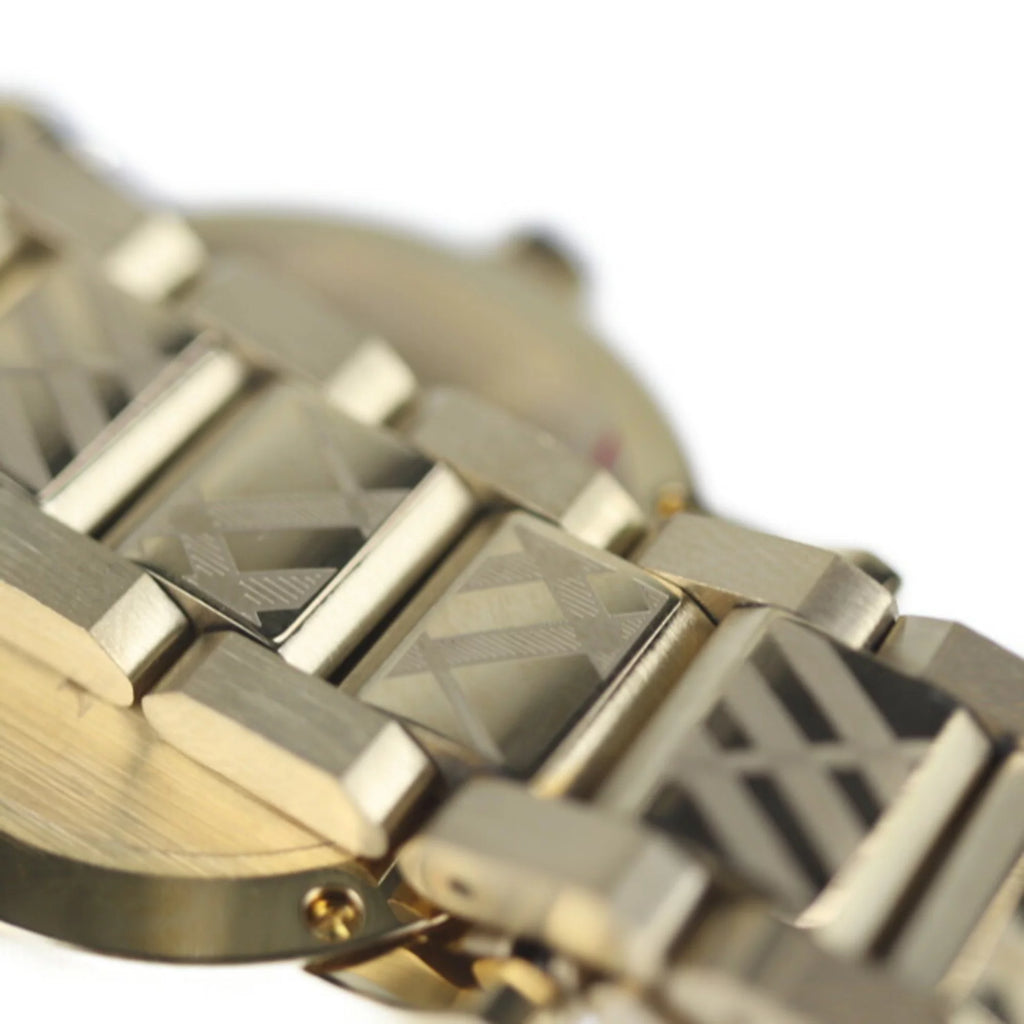 Pre-Owned BURBERRY Burberry THE CITY watch BU9145 stainless steel gold (Like New) - Exclusive Design