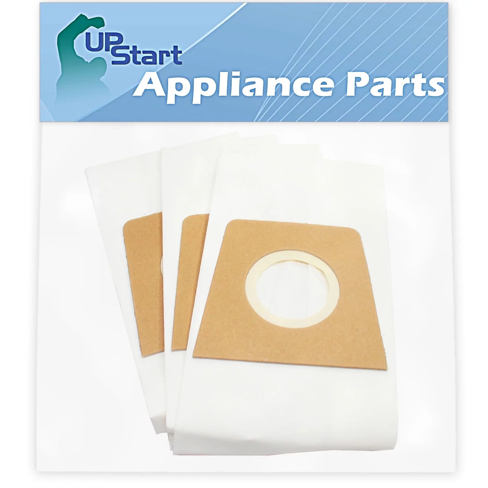 24 Replacement for Dirt Devil Featherlite Bagged Upright (Lamp Green) M085580 Vacuum Bags - Compatible with Dirt Devil 3920047001, 3920048001, Type U Vacuum Bags (8 Pack - 3 Vacuum Bags per Pack)