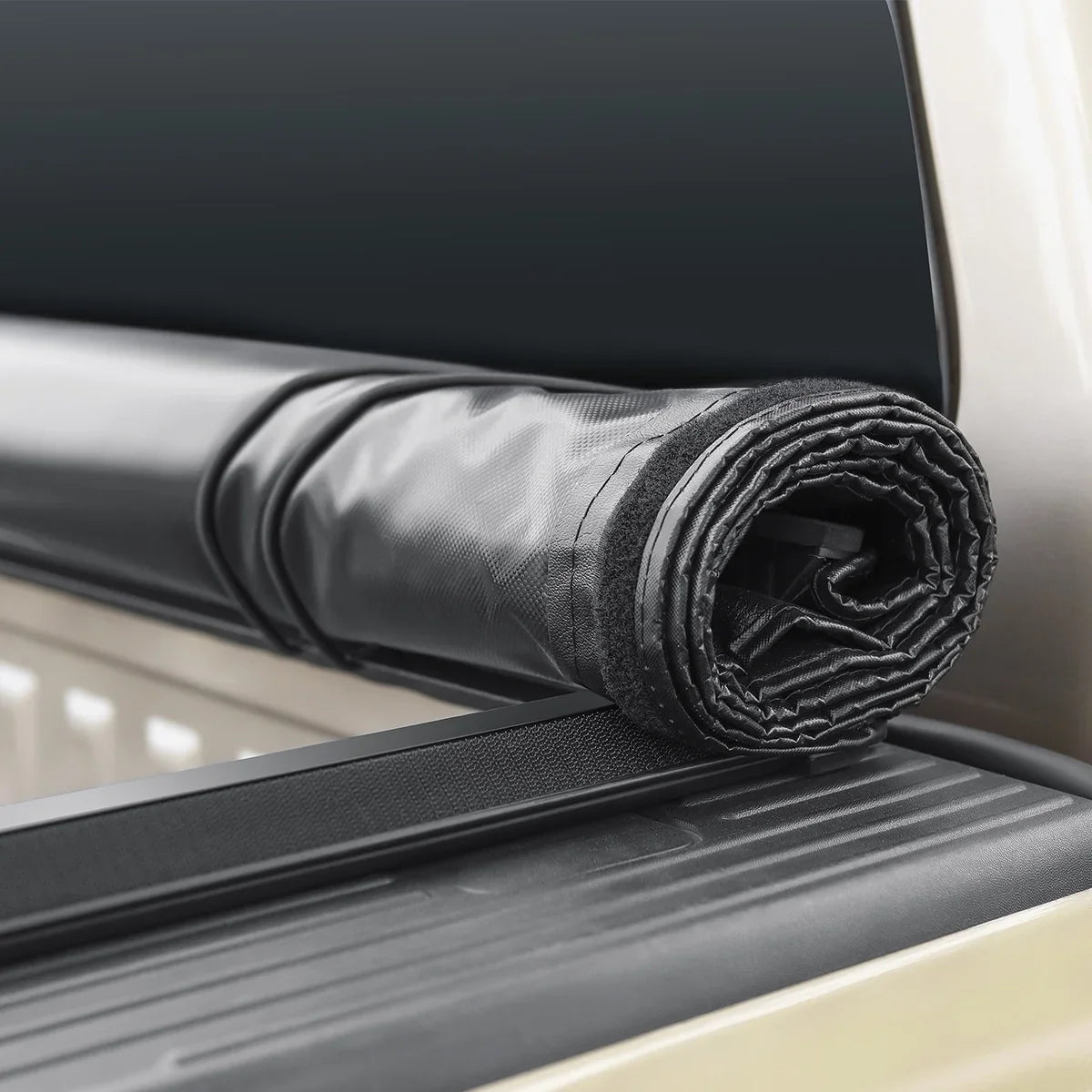 Auto Drive Soft Roll up Truck Bed Tonneau Cover Fits 07-21 Toyota Tundra 5.5Ft Bed - Exclusive Design
