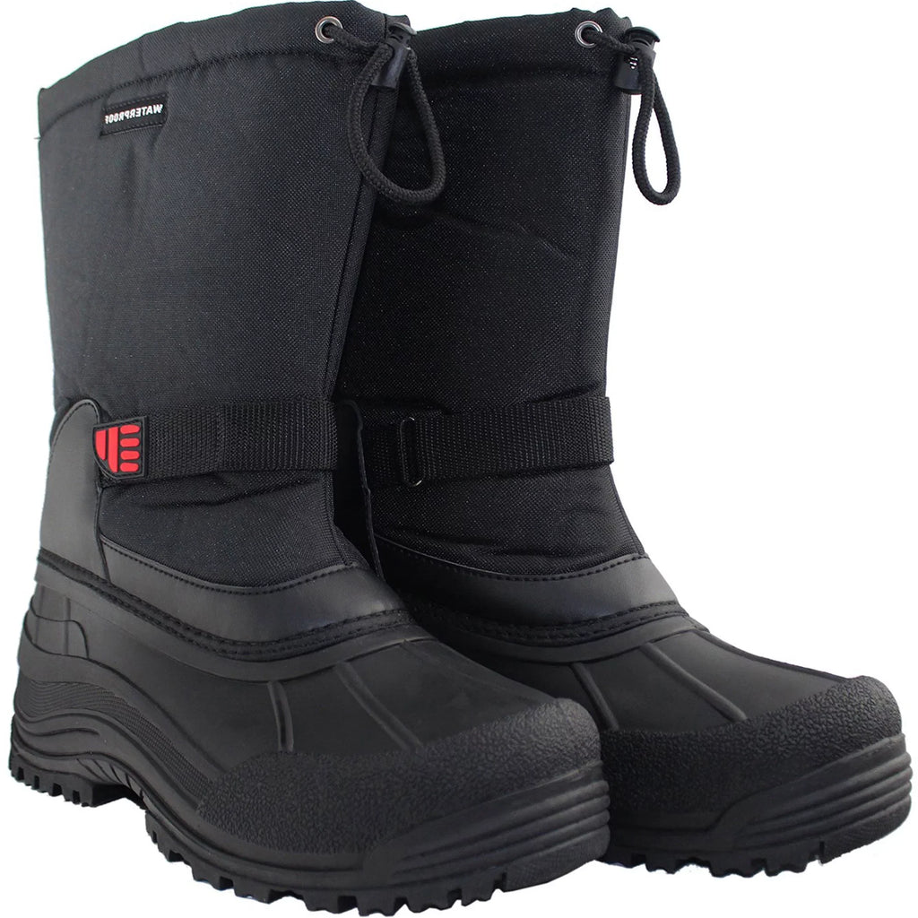 Stylish Tanleewa Men's Winter Boots Waterproof Insulated Snow Boots Anti-Slip Shoe Size 11.5 Adult Male