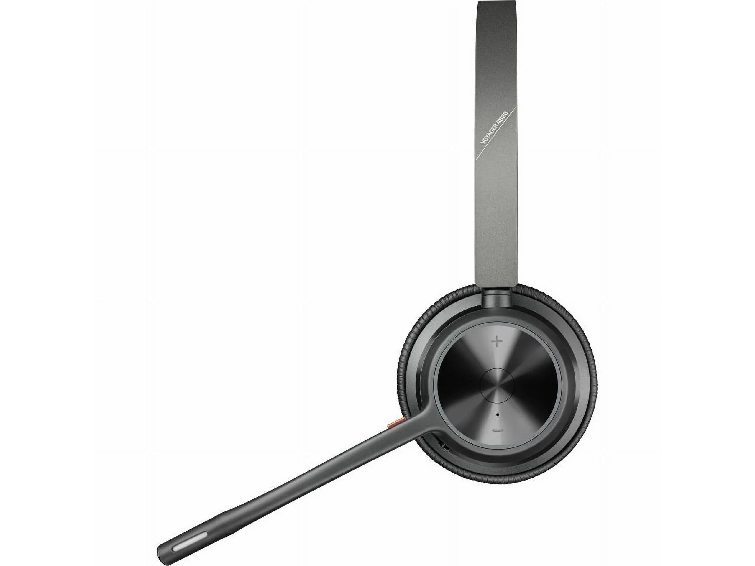 Poly VOYAGER 4300 UC 4320 Headset - Stereo - USB Type A - Wired/Wireless - Bluetooth - 164 ft - 20 Hz - 20 kHz - Over-the-head - Binaural - Ear-cup - 4.92 ft Cable - Noise Cancelling MicrophoneTAA ... - Exclusive Design
