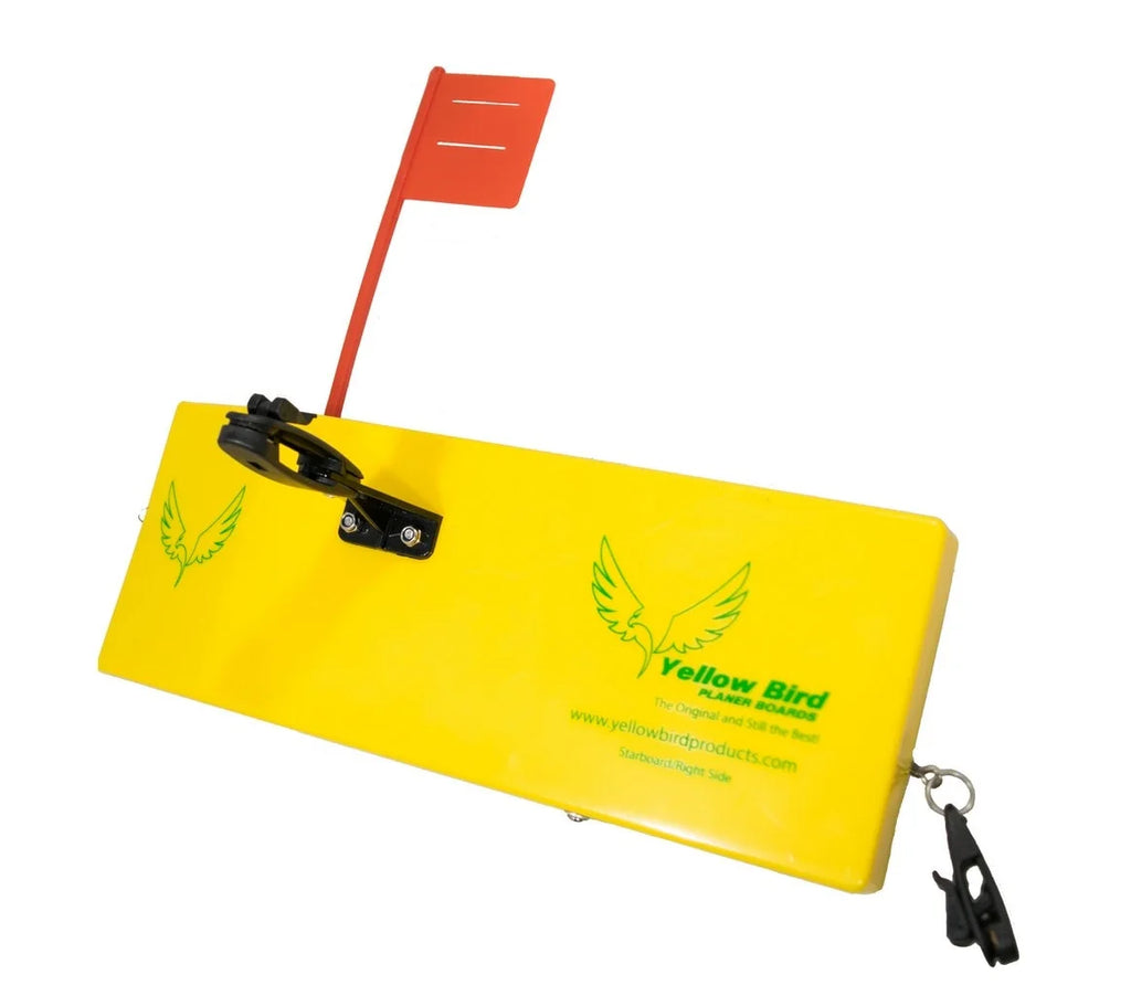 Yellow Bird Planer Board - Starboard Side Extra Large 12"