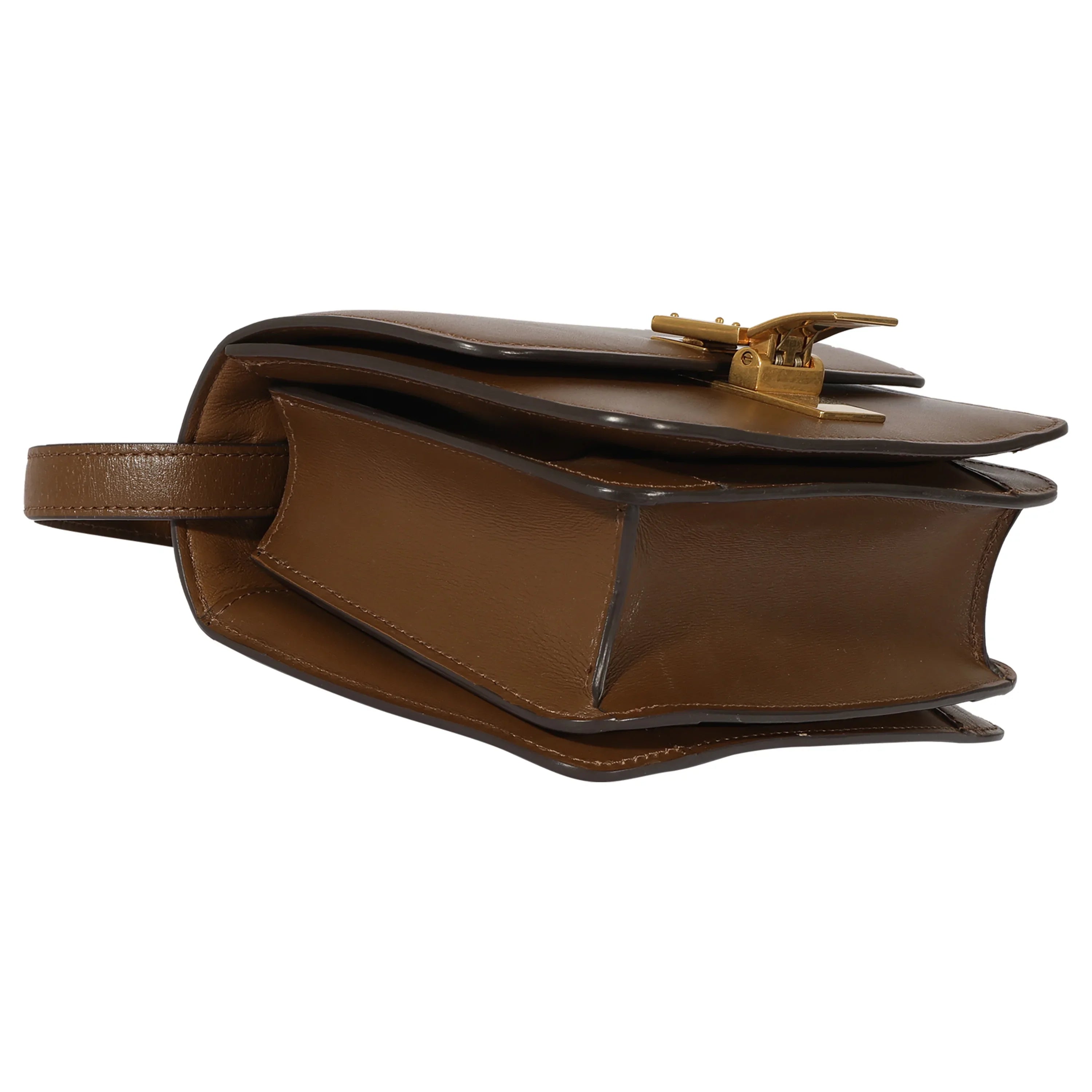 Celine Brown Smooth Leather Small Box Bag Pre-Owned - Exclusive Design