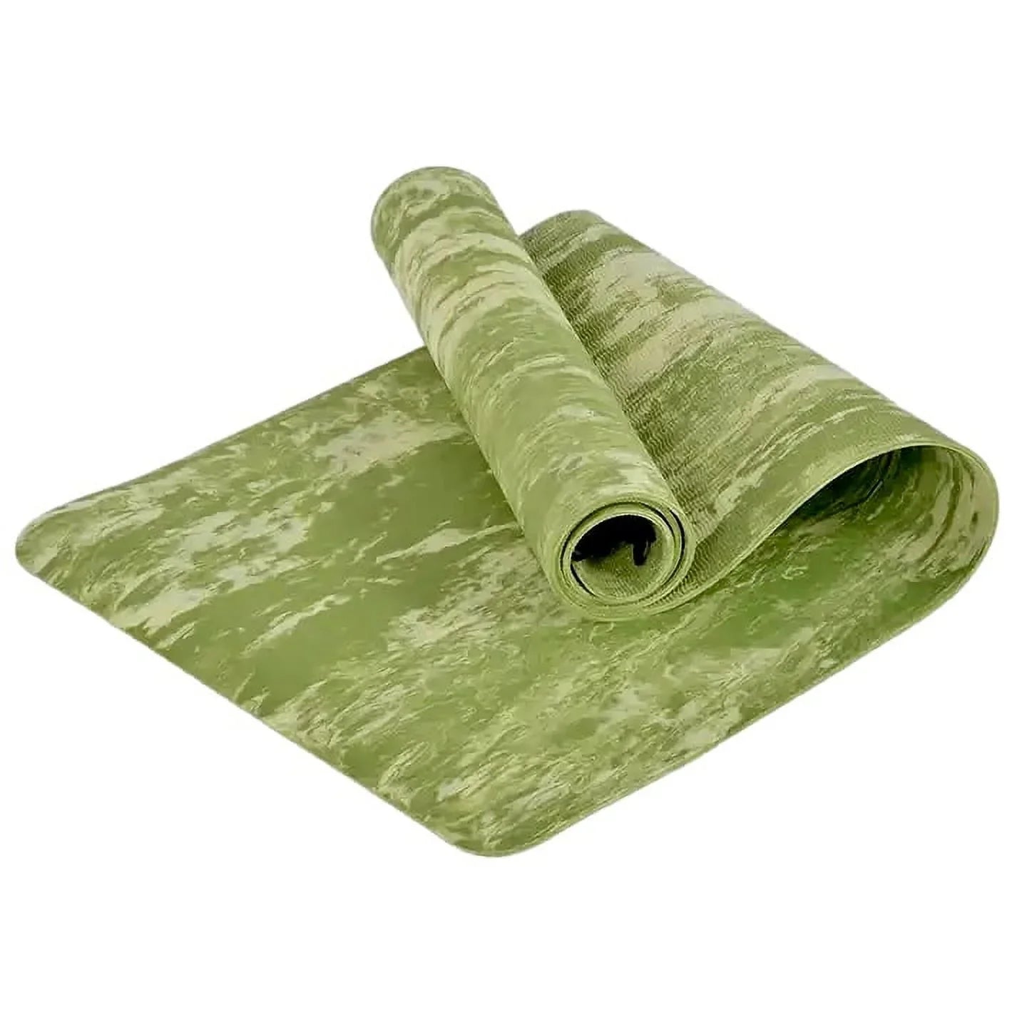 Large Fitccessory Sweat Proof Marble Yoga Mat - 3mm Thick for Home Yoga, Pilates, Stretching, Floor & Fitness Workouts