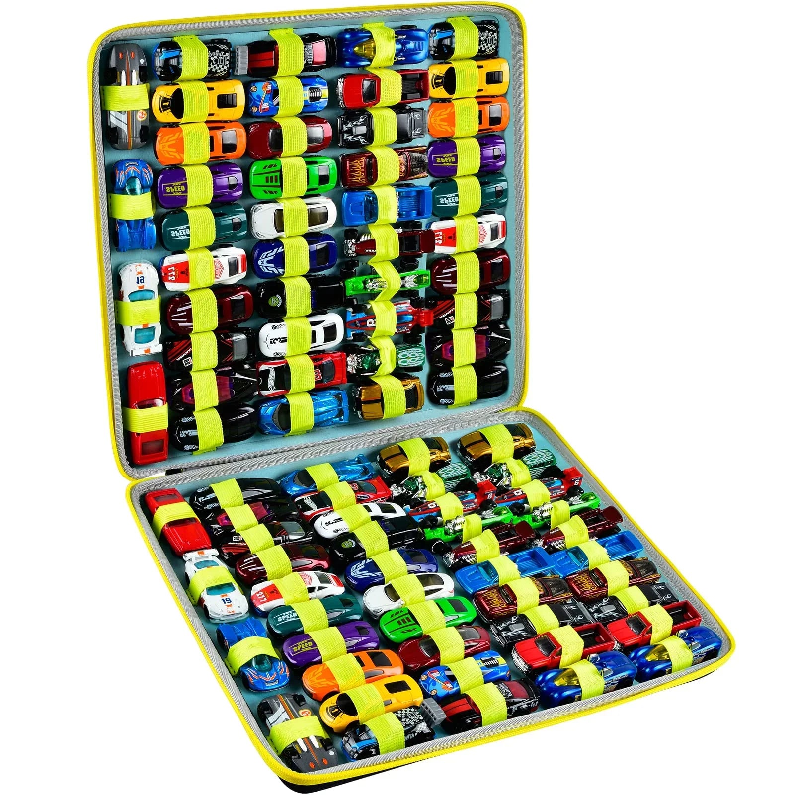 Stylish Toy Storage Organizer Case, 88 Car Display Carrying Container Holder (Box Only)