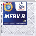 Filter King 30x32x2 Air Filter | 4-PACK | MERV 8 HVAC Pleated A/C Furnace Filters | MADE IN USA | Actual Size: 29.5 x 31.5 x 1.75"