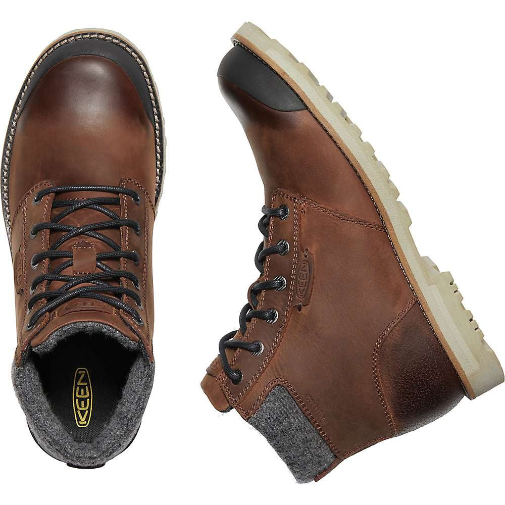 KEEN Men's The Slater 2 Leather Lace Up Style Combat Boots - Exclusive Design
