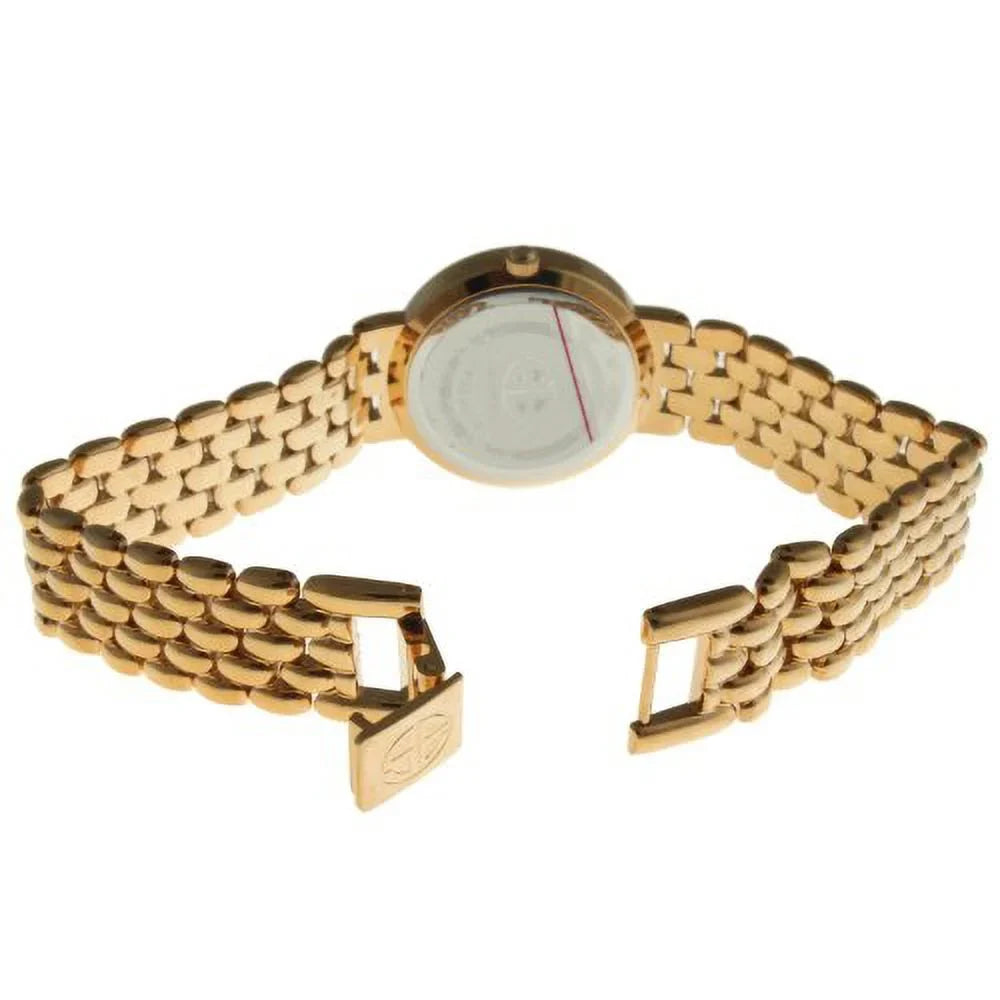 Swiss Edition SE3800-C Women's 23K Gold Plated Panther Link Bracelet Watch - Exclusive Design