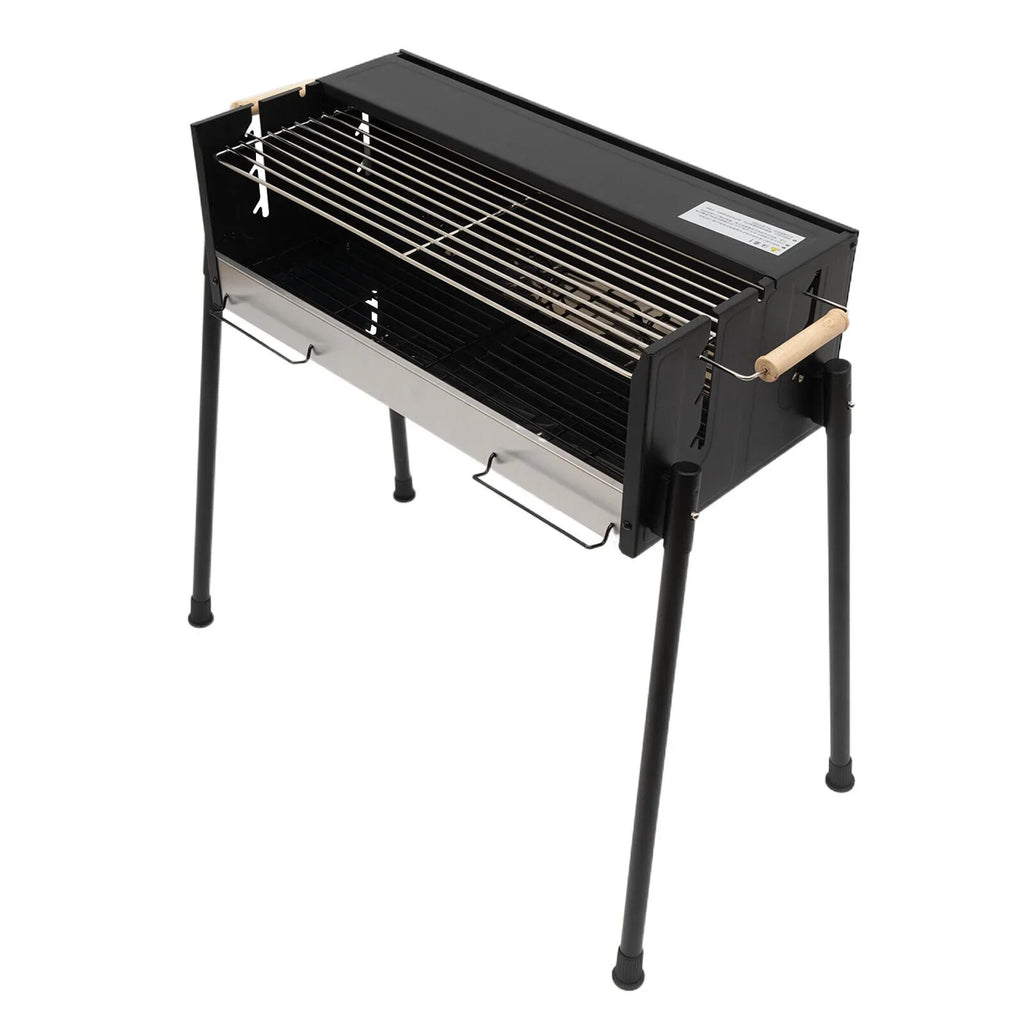 Miumaeov Barbecue Charcoal Grill Portable Charcoal Grill 304 Food Grade Stainless Steel Folding Grill with BBQ Tool Kits for Camping Grill Picnic