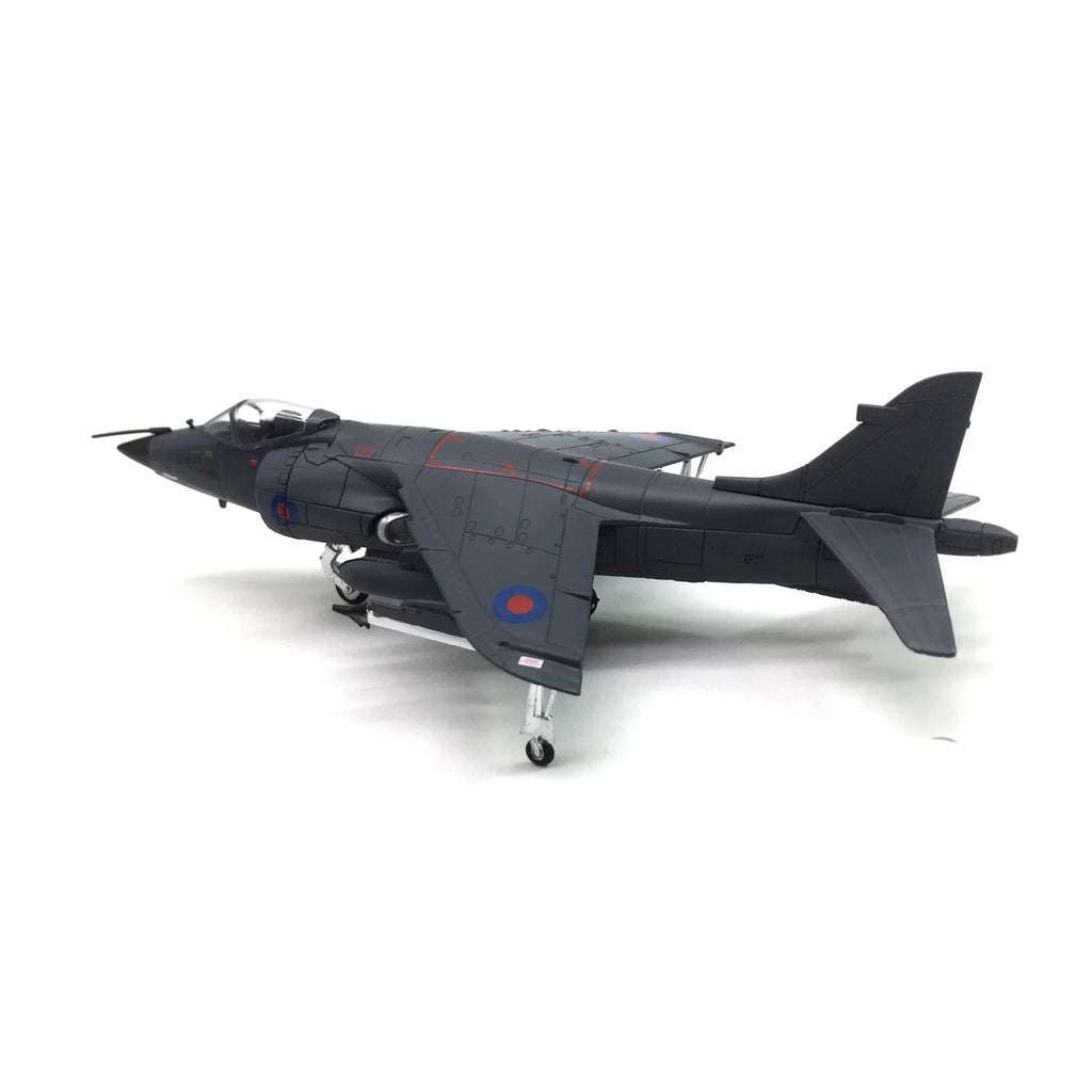 Stylish 1:72 UK Air Force 1982 Sea Harrier Jet Fighter Model Military Fighter Aircraft Model Alloy Simulation Collection Display