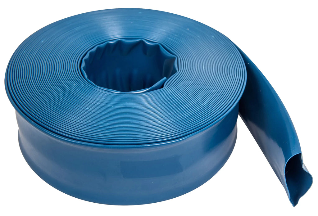 Stylish Heavy Duty Deluxe 1.5'' Backwash Discharge Hose for Swimming Pools - 100ft long