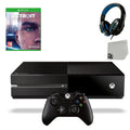 Pre-Owned Xbox One Original 500GB Gaming Console Black Headset With Detroit Become Human Game BOLT AXTION Bundle (Refurbished: Like New)