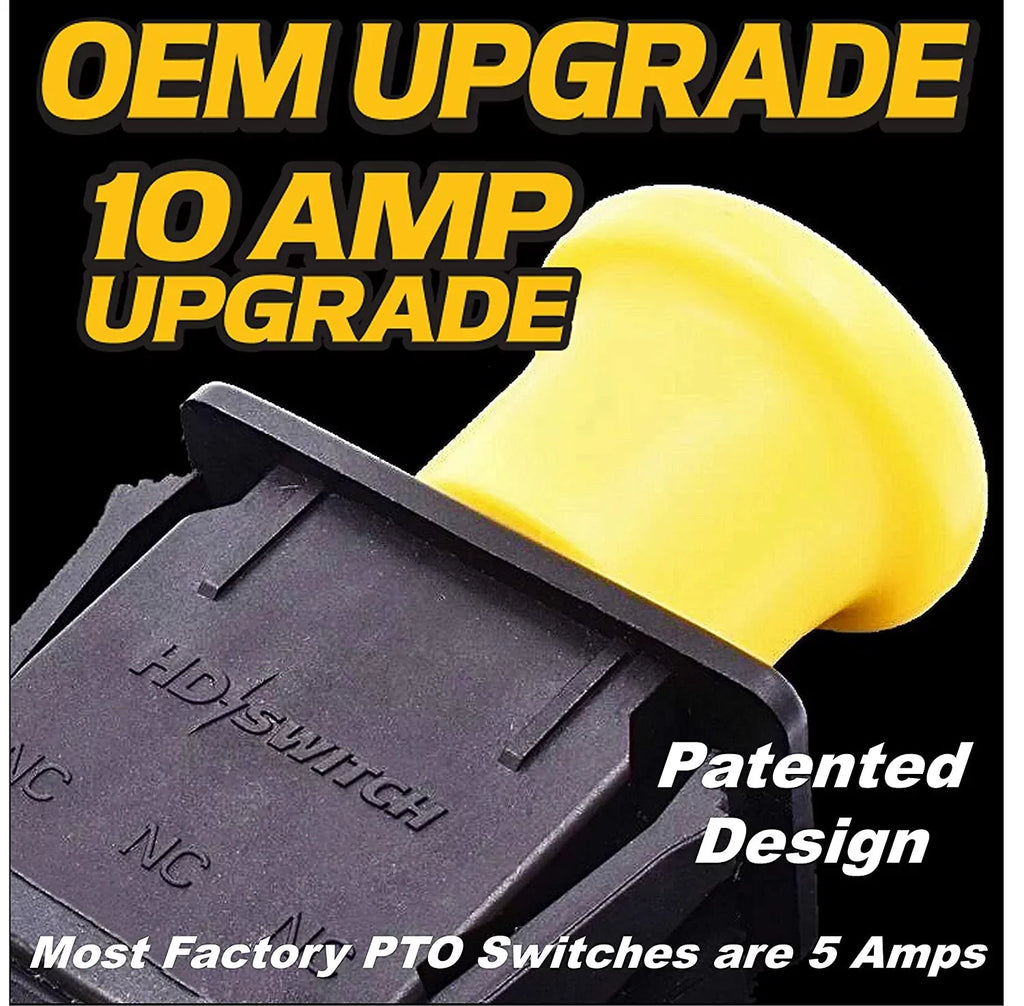 HD Switch 10 AMP Upgrade IP53 Sealed Blade Clutch PTO Switch - fits Scag 463034 Cheetah Freedom Z Tiger Cub SMZ-48, SSZ-20CV - Exclusive Design