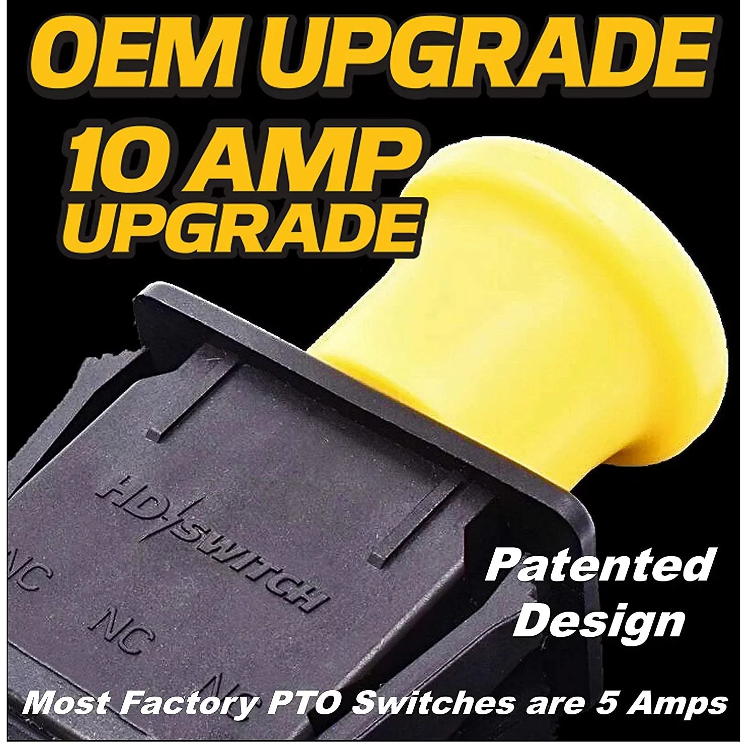 HD Switch 10 AMP Upgrade IP53 Sealed Blade Clutch PTO Switch - fits Scag 463034 Cheetah Freedom Z Tiger Cub SMZ-48, SSZ-20CV - Exclusive Design
