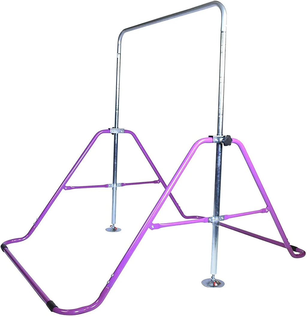 Stylish Expandable 3-in-1 Kids Gymnastics Horizontal Bar Set - Kip Training Jungle Gym