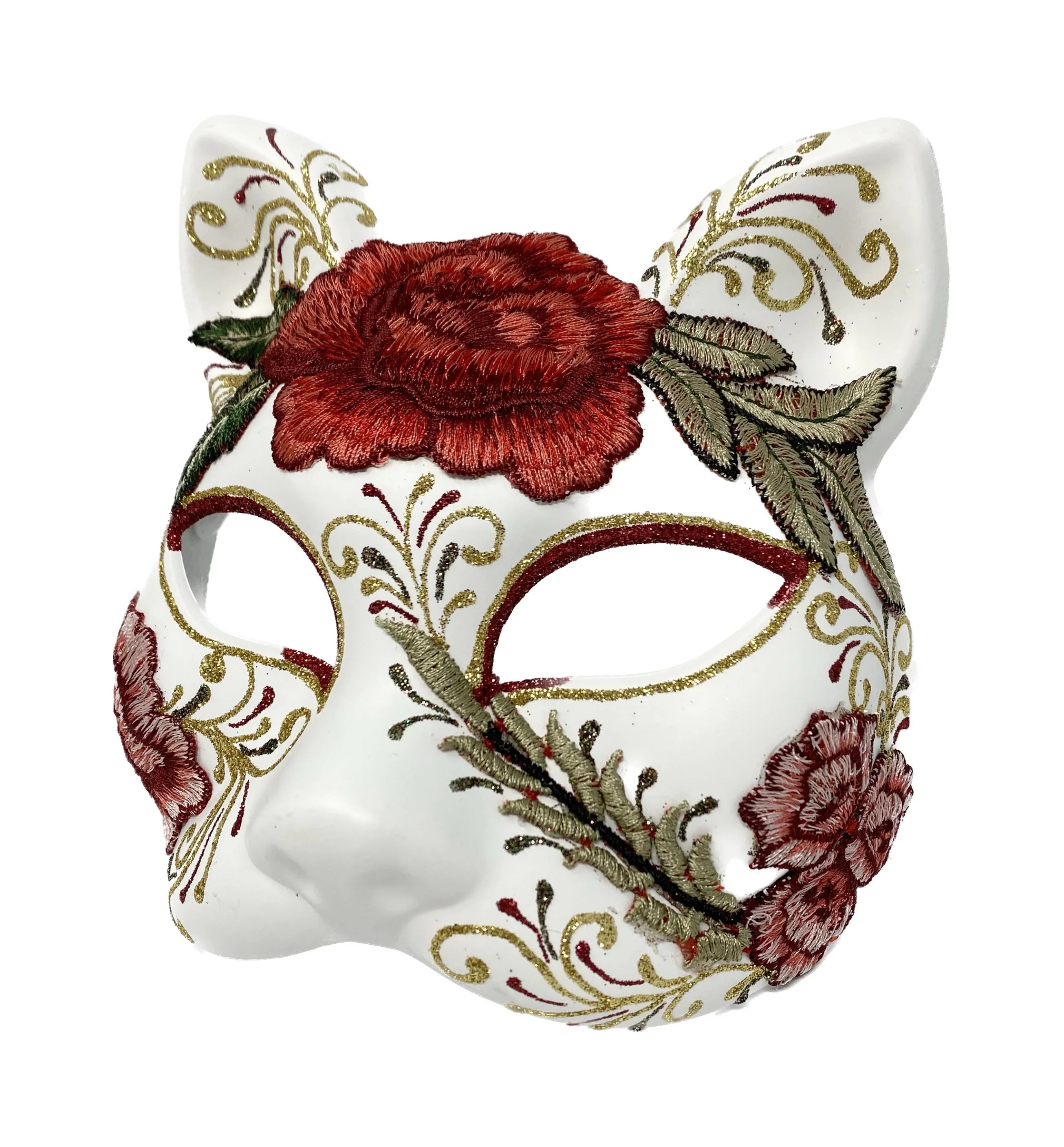 Steampunk Masquerade Mask For Women Lady Halloween Cat Costume Cosplay Party Mardi Gras Ball Mask