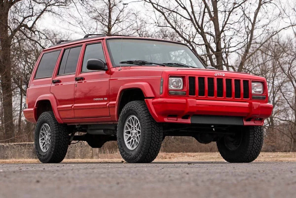 Rough Country 3" Lift Kit (fits) 1984-2001 Jeep Cherokee XJ | N3 Shocks | Add Leaf Series II Suspension | 670XN2 - Exclusive Design
