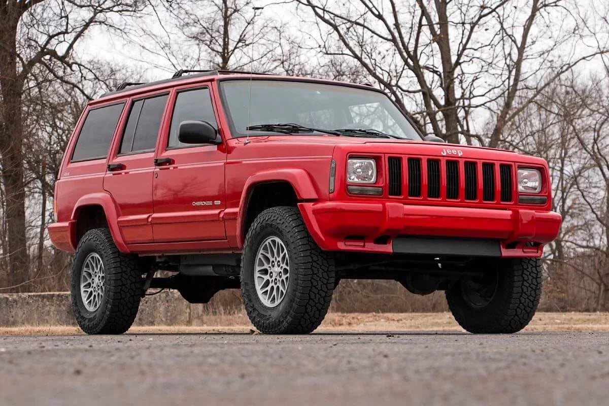 Rough Country 3" Lift Kit (fits) 1984-2001 Jeep Cherokee XJ | N3 Shocks | Add Leaf Series II Suspension | 670XN2 - Exclusive Design
