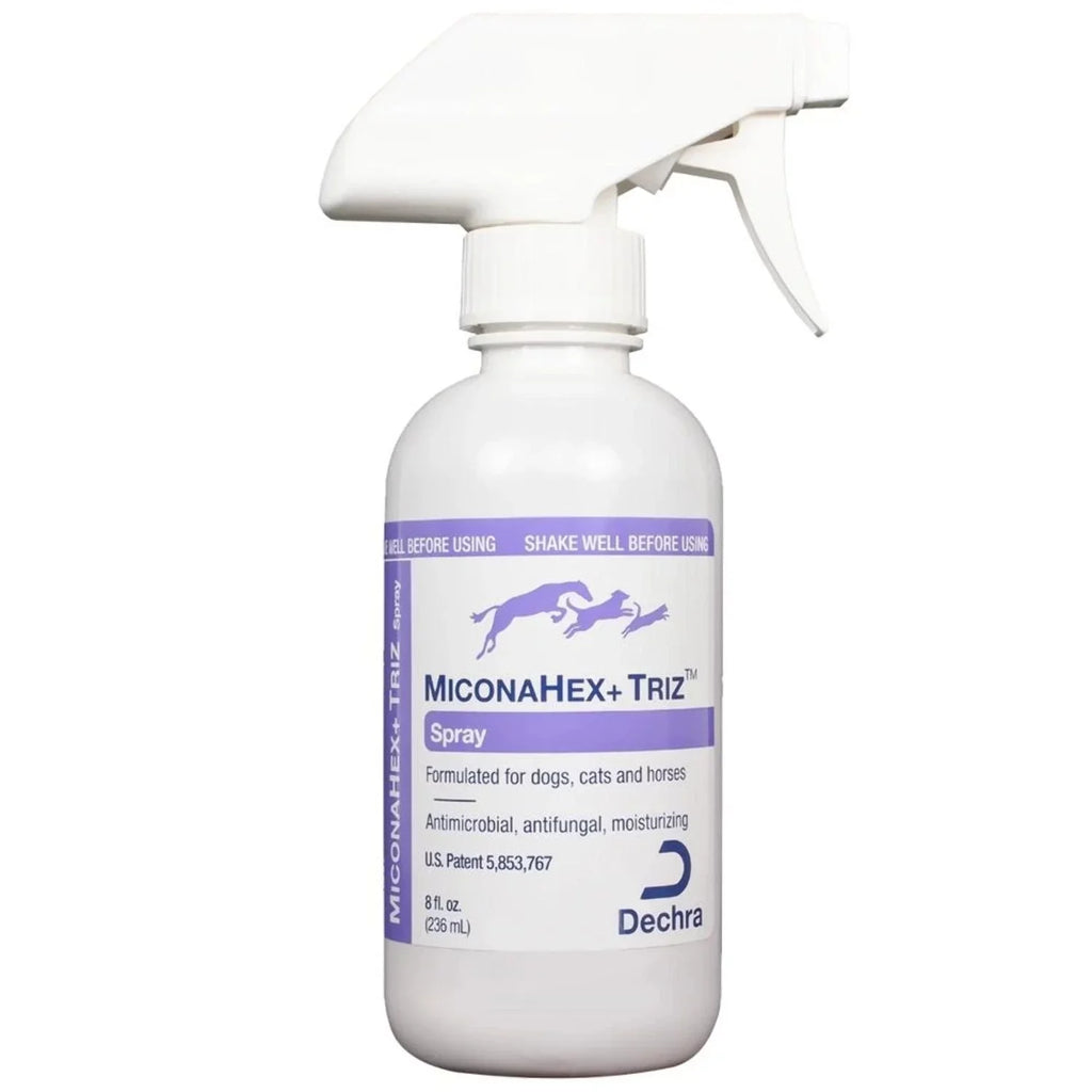 MiconaHex+Triz Spray Skin Infections In Dog Cat Horses 8 oz.